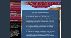 Desktop Screenshot of bluelakeresortwashington.com